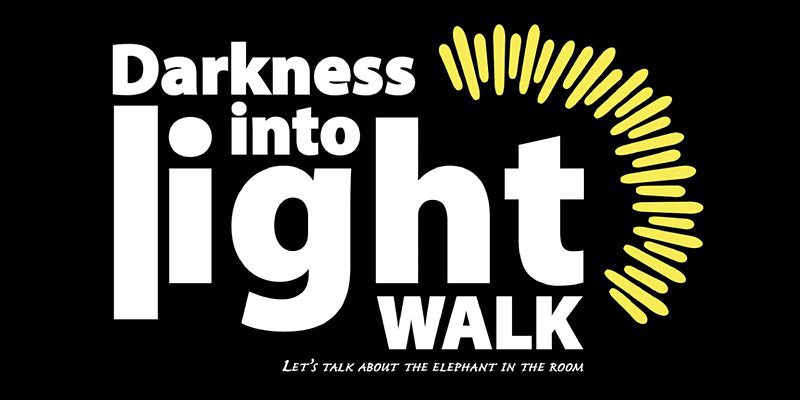 Darkness into Light Walk logo
